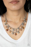 Paparazzi Accessories - Ethereally Ensconced - Brown Necklace