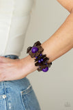 Paparazzi Accessories - Mediterranean Mangrove - Purple Bracelet