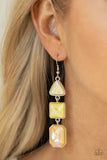 Paparazzi Accessories  - Cosmic Culture - Yellow Earring