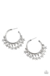 Paparazzi Accessories - Happy Independence Day - Silver Star Earring