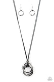 Paparazzi Accessories  - Harmonious Hardware - Black Necklace