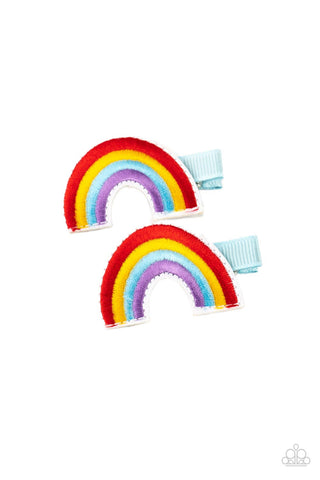 Paparazzi Accessories - Follow Your Rainbow - Multi Hair Clip