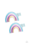 Paparazzi Accessories - Follow Your Rainbow - Blue Hair Clip