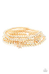 Paparazzi Accessories - American All-Star - Gold Bracelet