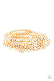 Paparazzi Accessories - American All-Star - Gold Bracelet