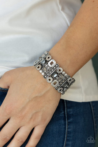 Paparazzi Accessories - Dynamically Diverse - Silver