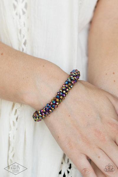 Cosmic sparkle silver bracelet paparazzi cheap
