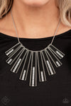 Paparazzi Accessories - FAN-tastically Deco - Black Necklace