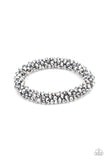 Paparazzi Accessories  - Up and Sparkle - Silver Bracelet