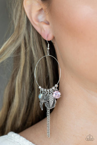 Paparazzi Accessories  - TWEET Dreams - Pink Earring