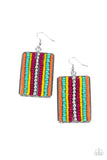 Paparazzi Accessories- Beadwork Wonder - Multi Seed Bead Earring