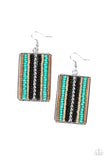 Paparazzi Accessories - Beadwork Wonder - Black Earring