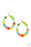 Paparazzi Accessories - Festively Flower Child - Multi Hoop Earring