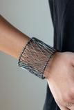 Work for Wire-Black Bracelet