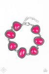 Paparazzi Accessories  - Viva La VIVID Pink Necklace & Vividly Vixen Pink Bracelet