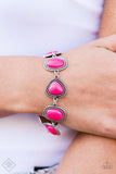Paparazzi Accessories  - Viva La VIVID Pink Necklace & Vividly Vixen Pink Bracelet