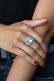 Paparazzi Accessories  - Polished Pantheon - White Ring