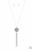 Paparazzi Accessories - Rhinestone Revolution - White Necklace (Life of the Party)