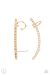 Paparazzi Accessories - Sleekly Shimmering - Gold Ear Crawler