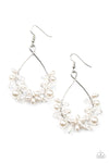 Paparazzi Accessories - Marina Banquet - White Earring