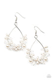 Paparazzi Accessories - Marina Banquet - White Earring