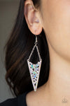 Paparazzi Accessories - Sharp-Dressed Drama - Multi Earring