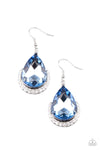 Paparazzi Accessories  - Mega Marvelous - Blue Earring