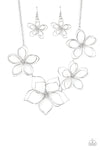 Paparazzi Accessories - Flower Garden Fashionista - Silver Necklace