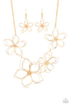 Paparazzi Accessories - Flower Garden Fashionista - Gold Necklace