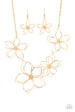 Paparazzi Accessories - Flower Garden Fashionista - Gold Necklace