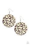 Paparazzi Accessories  - Catwalk Safari - Brown Earring