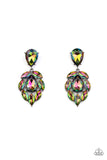 Paparazzi Accessories - Galactic Go-Getter Multi (Oil Spill) Earrings