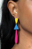 Paparazzi Accessories  - Retro Redux - Multi Earring