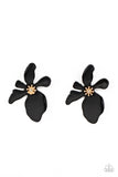 Paparazzi Accessories  - Hawaiian Heiress - Black Earring