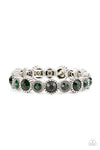 Paparazzi Accessories  - Phenomenally Perennial - Green Bracelet