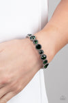 Paparazzi Accessories  - Phenomenally Perennial - Green Bracelet