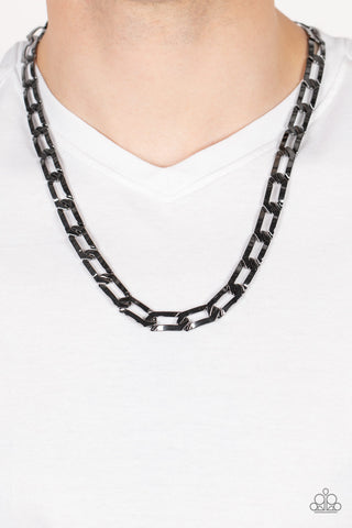 Paparazzi Accessories - Full-Court Press - Black Necklace