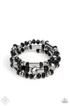 Paparazzi Accessories  - Dynamic Dazzle - Black Bracelet