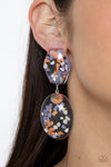 Paparazzi Accessories - Flaky Fashion - Orange Earring