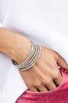 Paparazzi Accessories - Camera Shy Shimmer Multi Bracelet - November 2021 Life of the Party