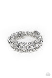 Paparazzi Accessories - Gimme Gimme - Silver Infinity Bracelet