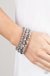 Paparazzi Accessories - Gimme Gimme - Silver Infinity Bracelet
