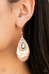 Paparazzi Accessories - Tranquil Trove - Rose Gold Earring