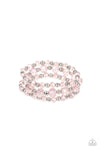 Paparazzi Accessories  - Eiffel Tower Tryst - Pink Bracelet