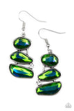 Paparazzi Accessories  - Gem Galaxy - Green Earring