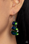 Paparazzi Accessories  - Gem Galaxy - Green Earring