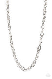 Paparazzi Accessories - Custom Couture - Silver Men Necklace