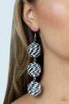 Paparazzi Accessories  -Laguna Lanterns - Black Earring