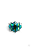 Paparazzi Accessories - Iridescently Interstellar - Green Ring