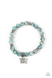 Paparazzi Accessories  - Butterfly Nirvana- Blue Bracelet